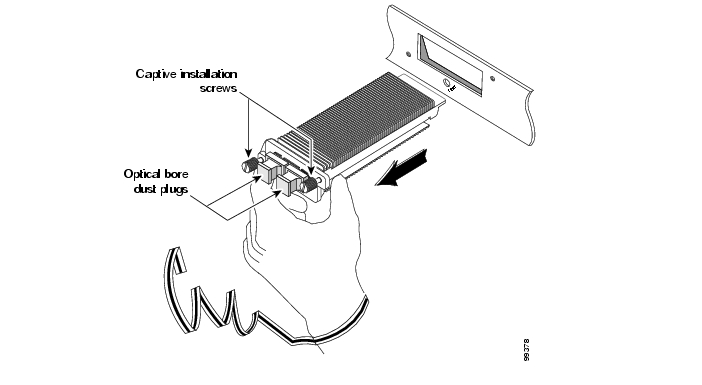 Removing a XENPAK Transceiver Module